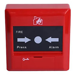 Intelligent Addressable Fire Alarm System Manual Call Point